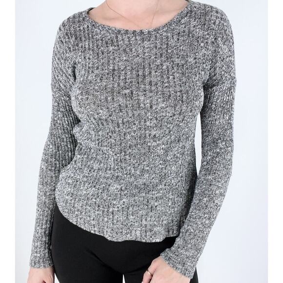 LA Hearts Heathered Open Back Long Sleeve Sweater Size Small - Picture 1 of 3